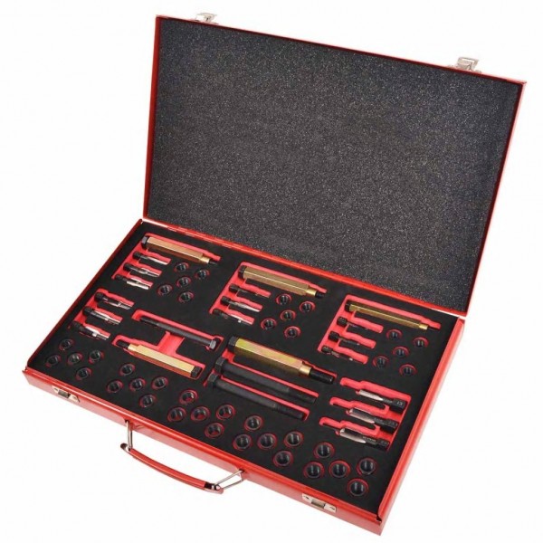 Kit de reparo de rosca de vela incandescente 63 peças M8 M9 M10 M12 D