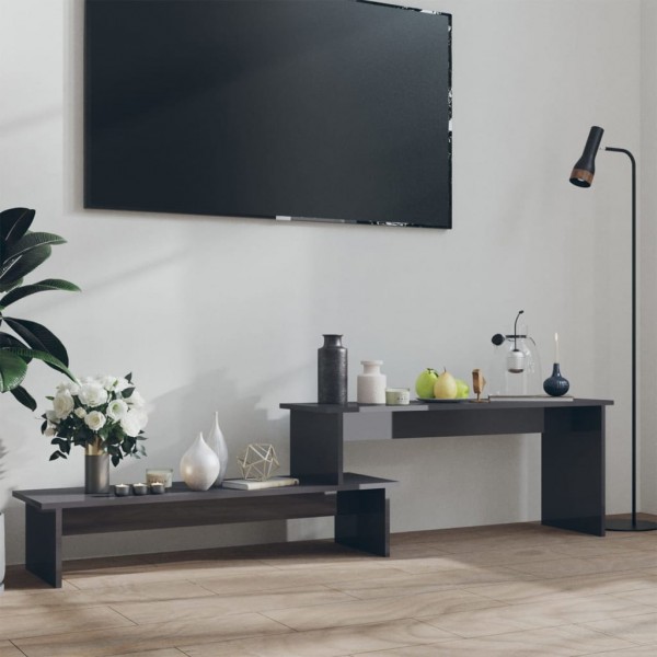 Mobiliário de televisão de madeira revestida 180x30x43 cm D