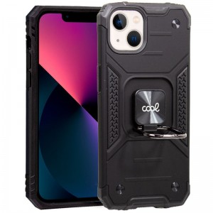 Carcaça COOL para iPhone 13 mini anel rígido Preto D