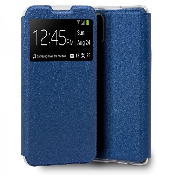 Funda COOL Flip Cover para Samsung A037 Galaxy A03s Liso Azul D