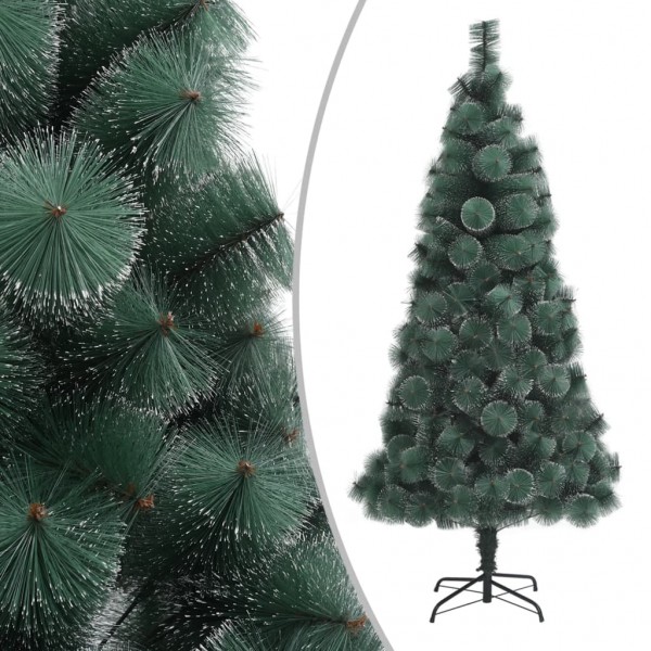 Árbol de Navidad artificial con soporte verde PET 180 cm D