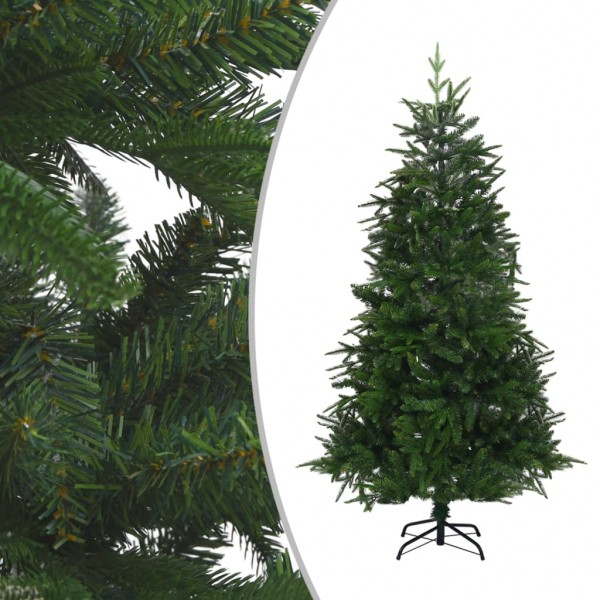 Árbol de Navidad artificial verde 210 cm PVC y PE D