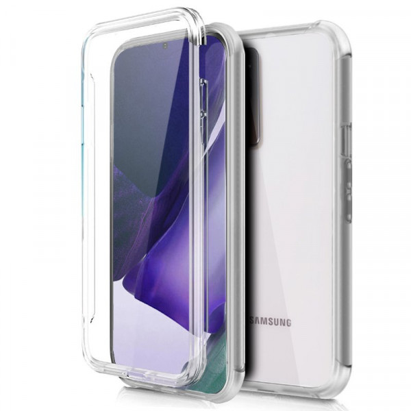 Fundação COOL 3D silicone para Samsung N985 Galaxy Note 20 Ultra (Transparente Frente + Atrás) D