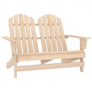 Otomana Adirondack de jardín 2 plazas madera de abeto D