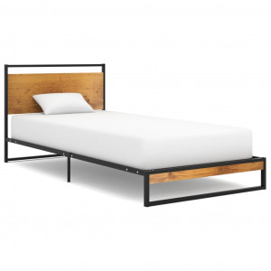 Estructura de cama de metal 90x200 cm D