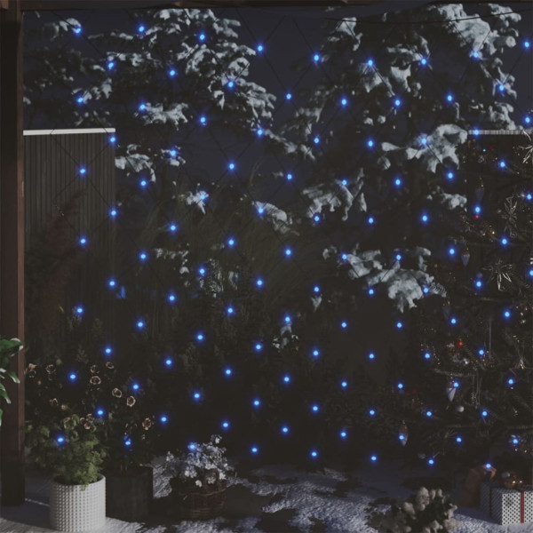 Rede de luzes Natal 544 LED azul 4x4m interior/exterior D