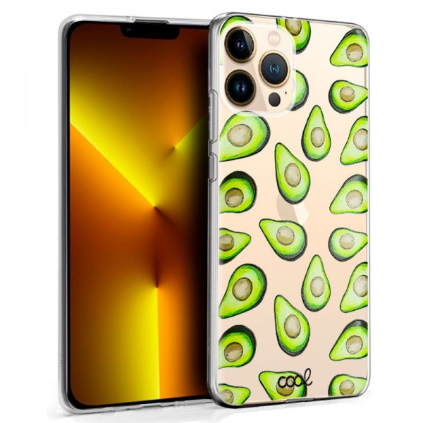 Carcaça COOL para iPhone 13 Pro Max Desenhos de abacate D