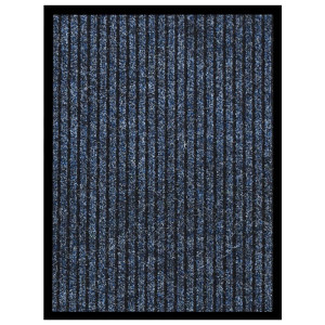 Felpudo de rayas azul 40x60 cm D
