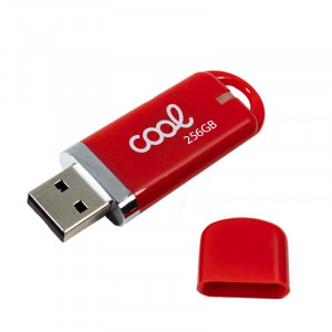 Pen Drive x USB 256 GB 2.0 COOL Capa vermelha D