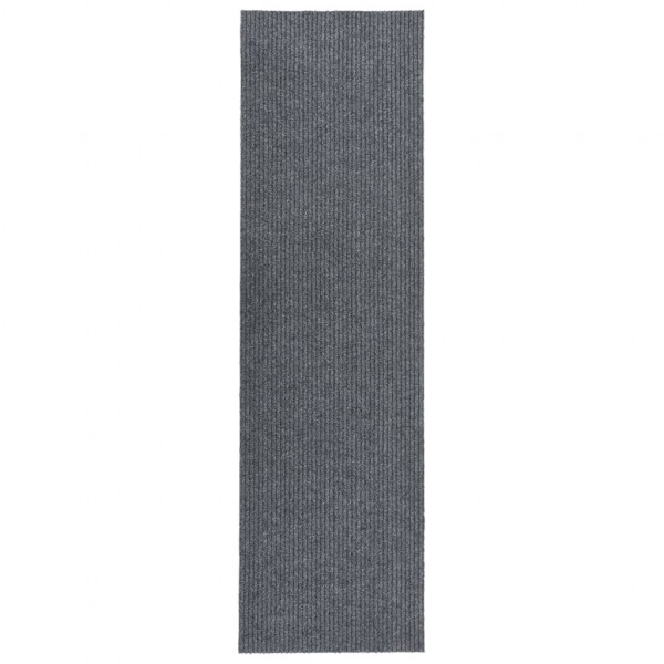 Alfombra de pasillo atrapa suciedad 100x400 cm gris D