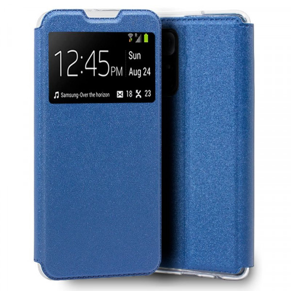 Funda COOL Flip Cover para Xiaomi Poco M4 Pro 5G Liso Azul D