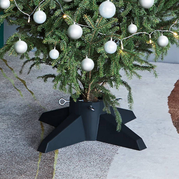 Soporte para árbol de Navidad verde 55.5x55.5x15 cm D