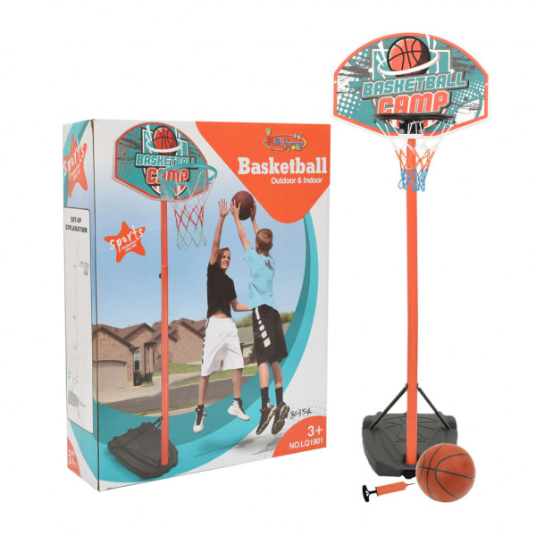 Jogo de basquetebol portátil ajustável 180-230 cm D