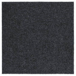 Almofada de corredor prende sujeira 100x100 cm cinza anthracite D