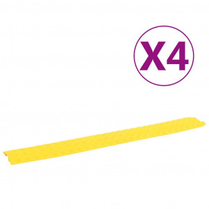 Rampa protetora de cabos de chão amarelo 98,5 cm D