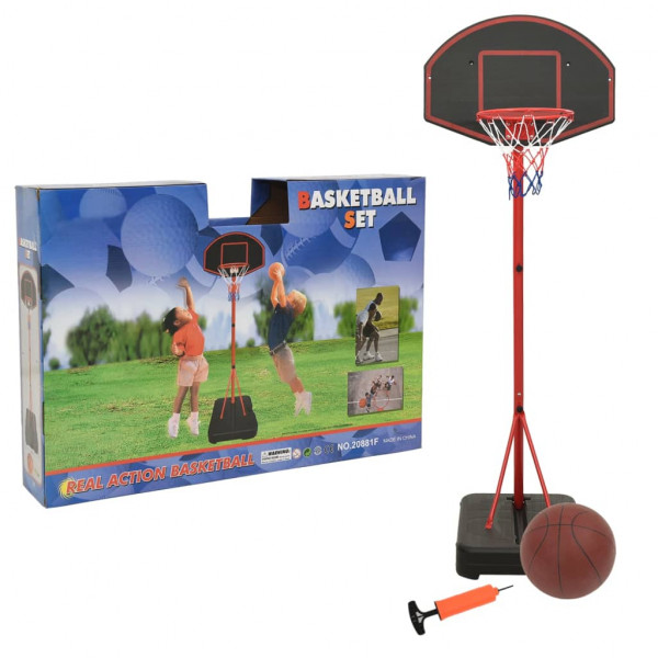 Juego de baloncesto infantil ajustable 190 cm D