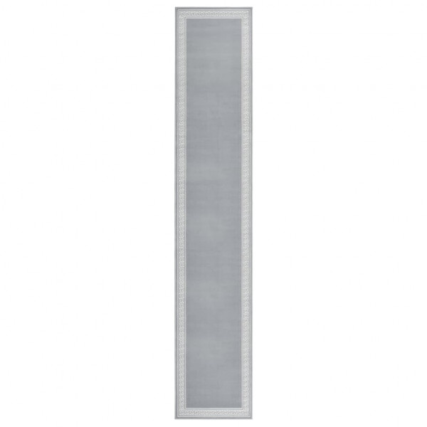 Alfombra de pasillo BCF gris con estampado 80x450 cm D