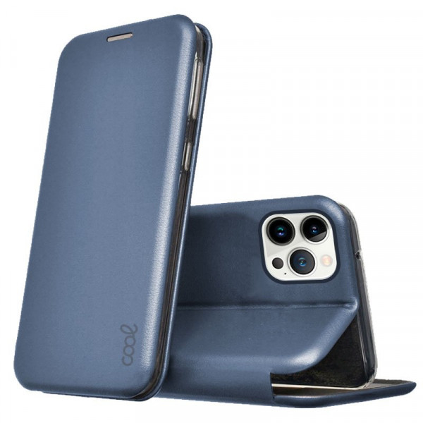 Funda COOL Flip Cover para iPhone 13 Pro Elegance Azul D