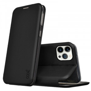 Fundação COOL Flip Cover para iPhone 13 Pro Elegance Preto D