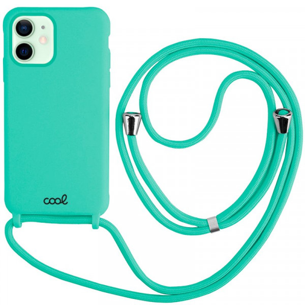 Carcasa COOL para iPhone 12 / 12 Pro Cordón Liso Mint D