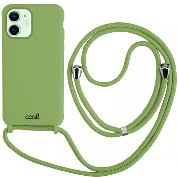 Carcasa COOL para iPhone 12 / 12 Pro Cordón Liso Pistacho D