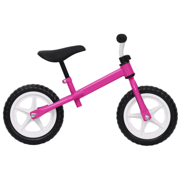 Bicicleta sem pedais rosa de 11 polegadas D