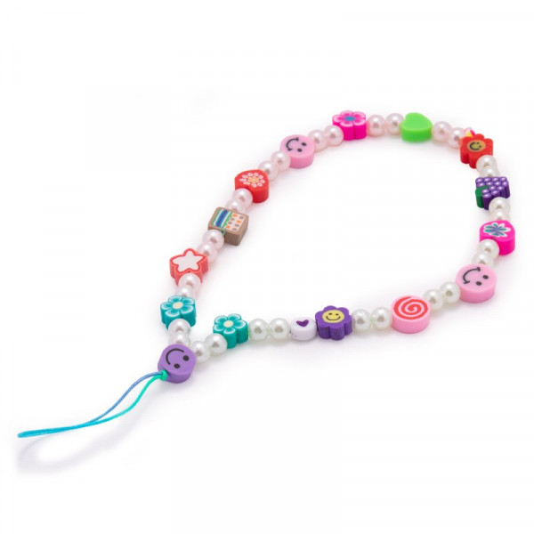 Pingente COOL Smartphone universal Mistura de pulseira Perlas D