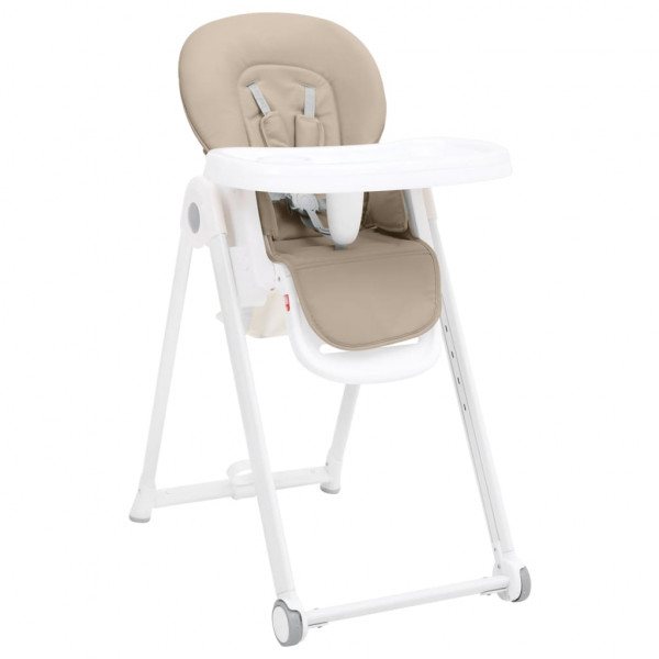 Trona de bebé de aluminio beige Trona de bebé de aluminio beige D