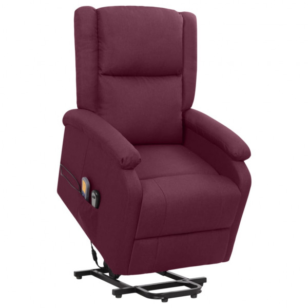 Assento de massagem elevável de tecido roxo D