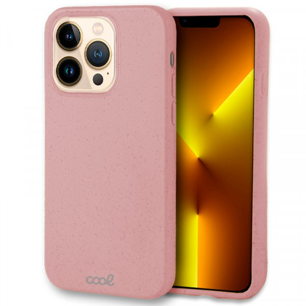 Carcaça COOL para iPhone 13 Pro Max Eco Biodegradável Rosa D
