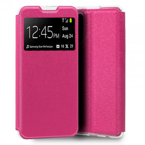 Fundação COOL Capa de Flip para Xiaomi Redmi Note 11 Pro / Nota 11 Pro 5G / Nota 12 Pro 4G Liso rosa D