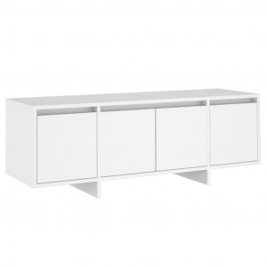 Mueble para TV madera contrachapada blanco 120x30x40.5 cm H