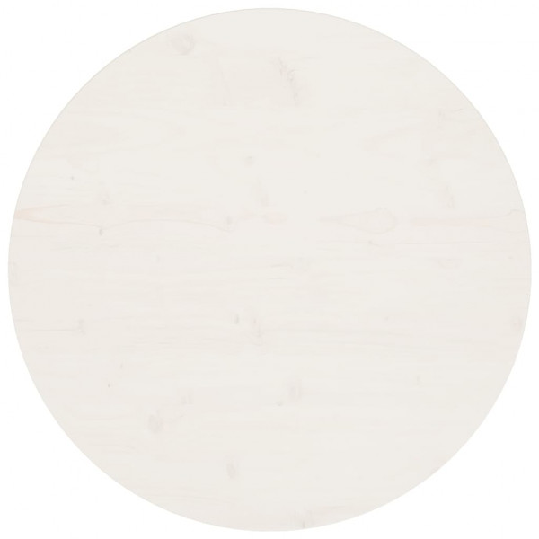 Superfície de mesa em madeira maciça de pinho branco Ø70x2,5 cm D