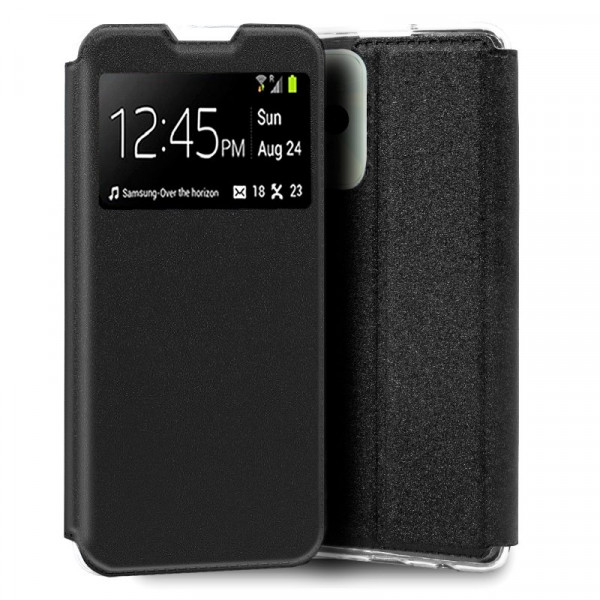 Funda COOL Flip Cover para Realme C35 / Narzo 50A Prime Liso Negro D