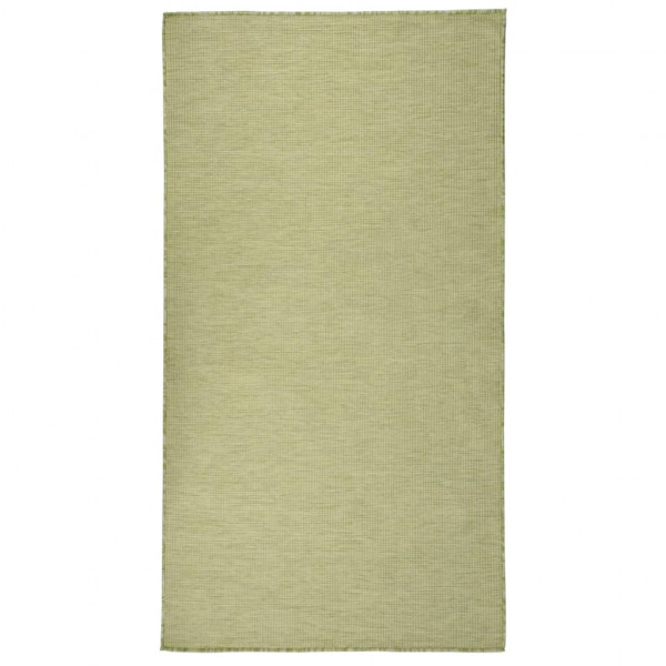 Tapete verde de tecido plano para exterior 80x150 cm D