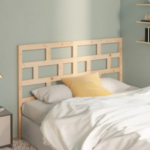 Cabecero de cama madera maciza de pino 166x4x100 cm D