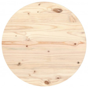 Superfície de mesa em madeira maciça de pinho Ø60x2,5 cm D