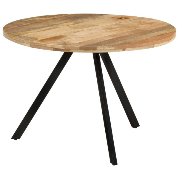 Mesa de comedor madera maciza de mango 110x75 cm D