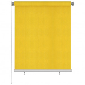 Persiana enrollable de exterior 120x140 cm amarillo D
