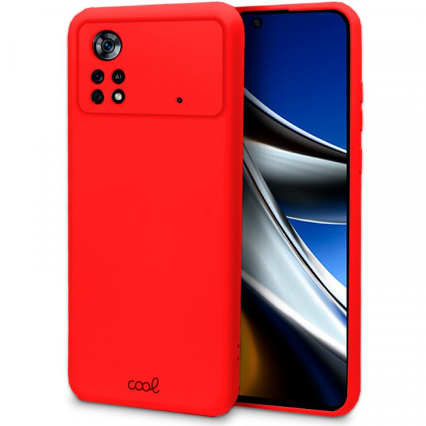 Carcasa COOL para Poco X4 Pro 5G Cover Rojo D