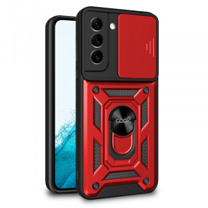 Carcaça COOL para Samsung S901 Galaxy S22 Anel duro vermelho D