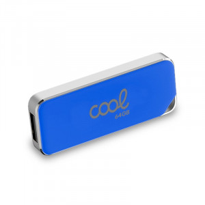 Pen Drive USB x64 GB 2.0 COOL Placa azul H
