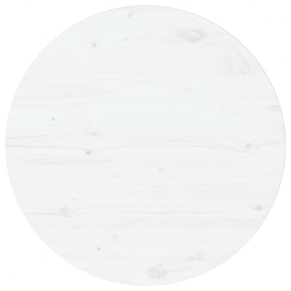 Superficie de mesa madera maciza de pino blanco Ø60x2.5 cm D