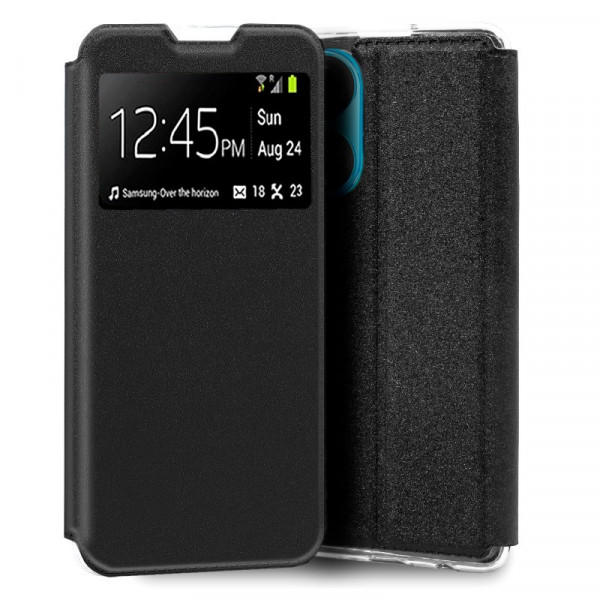 Fundação COOL Flip Cover para Huawei Honor X7 Liso Negro D