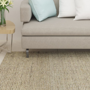 Tapete de sisal natural cinza taupe 66x300 cm D