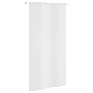 Toldo de varanda em tecido oxford branco 120x240 cm D