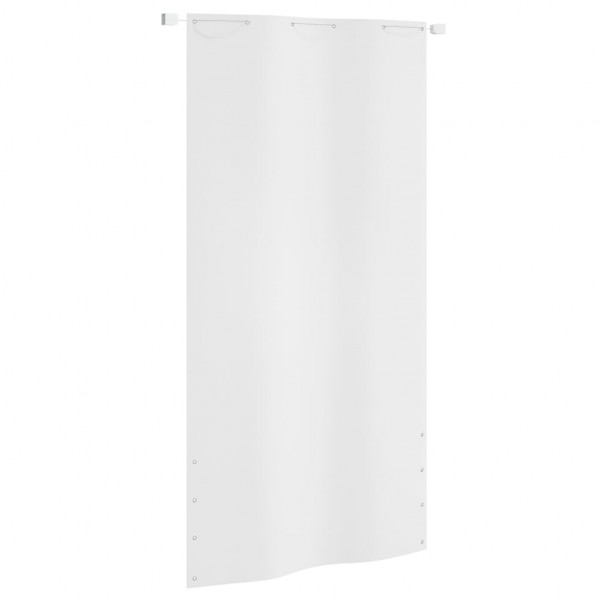 Toldo de varanda em tecido oxford branco 120x240 cm D