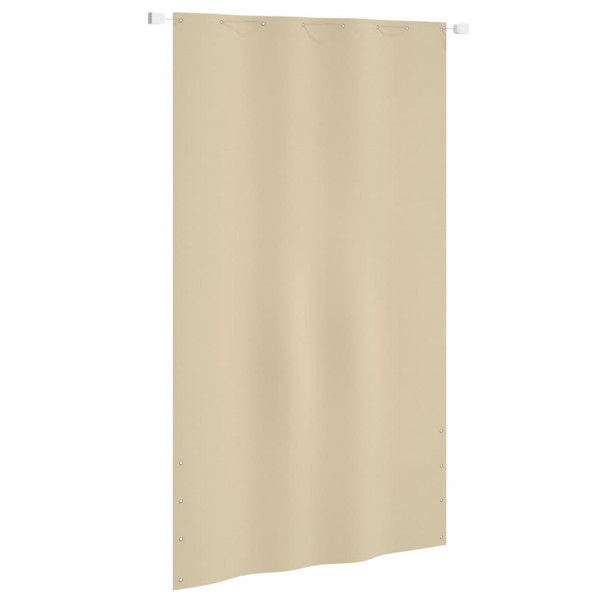 Toldo pantalla para balcón de tela oxford beige 140x240 cm D