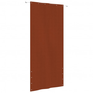 Toldo de tela para balcão de tecido Oxford terracota 120x240 cm D