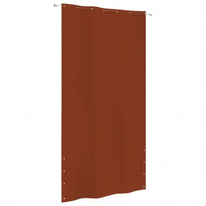 Toldo de tela para balcão de tecido Oxford terracota 140x240 cm D